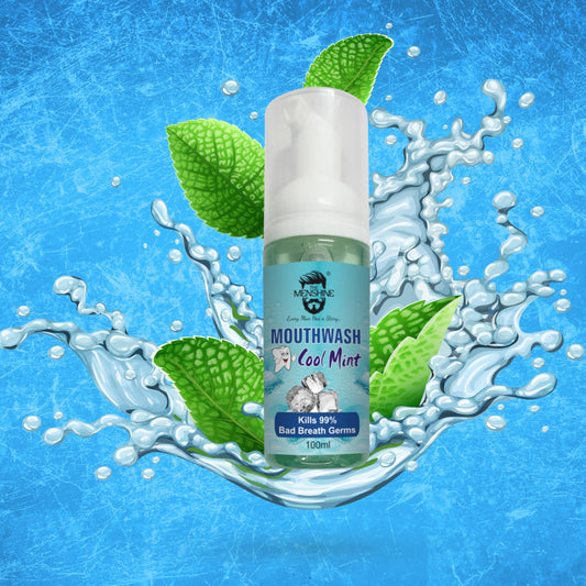 Cool Mint Mouthwash Foam-Removes 99.9% Germs