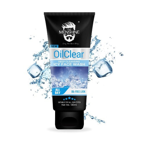 Oil Clear Icy Face Wash (100gm) - The Menshine 