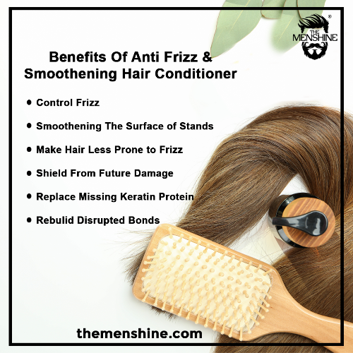 Anti Frizz & Smoothening Hair Conditioner. THE MENSHINE 