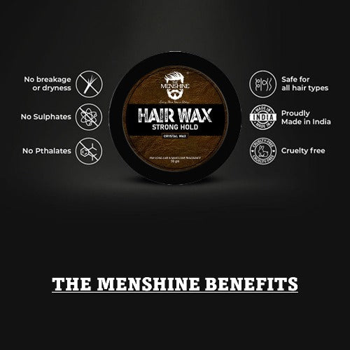 STRONG HOLD CRYSTAL HAIR WAX - The Menshine