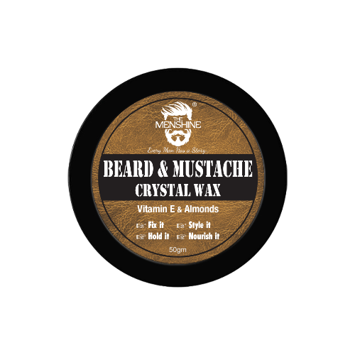 Beard & Moustache Wax Professional Styling | High Gloss, High Hold, Healthy-50Gm